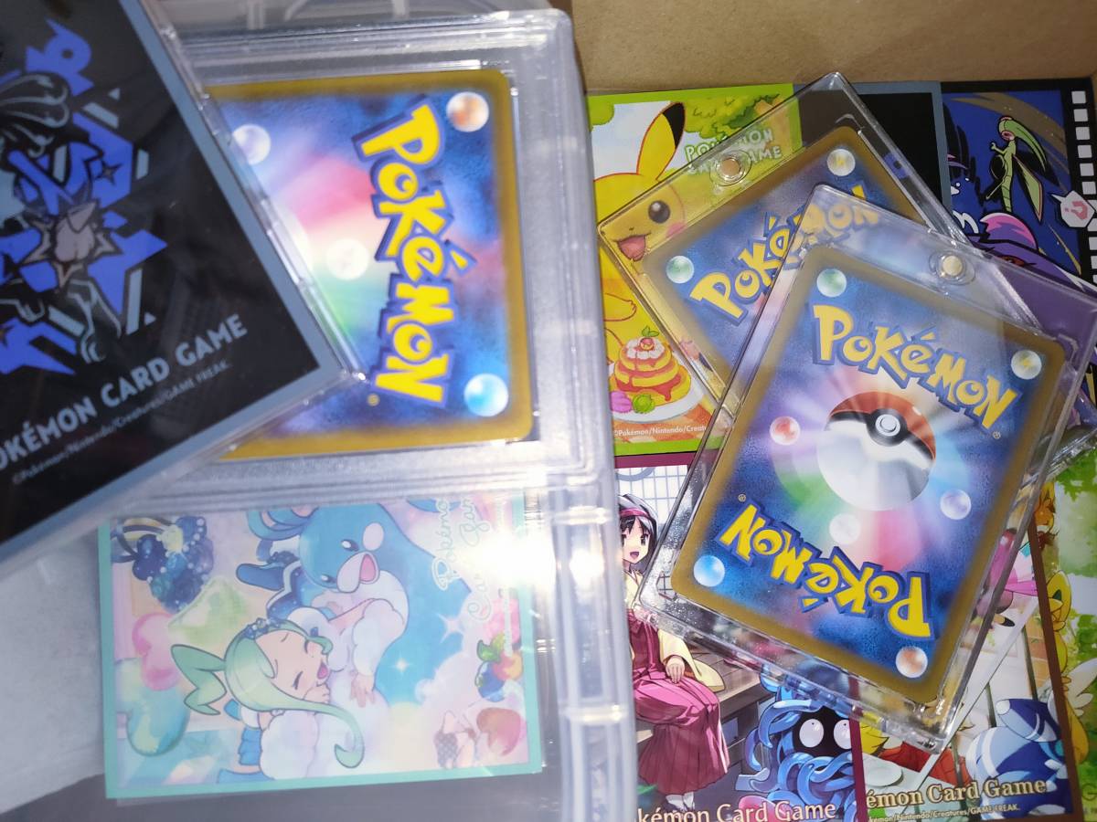 コレクションからの出品ポケモンカードまとめ売り全てスリーブかケース