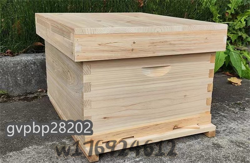 希少新品！養蜂 巣箱 養蜂用品みつばち巣箱 非常に乾燥巣箱 蜂蜜キーパー巣箱 杉木ミツバチの巣箱耐久性のあります 防水性と防食性_画像9