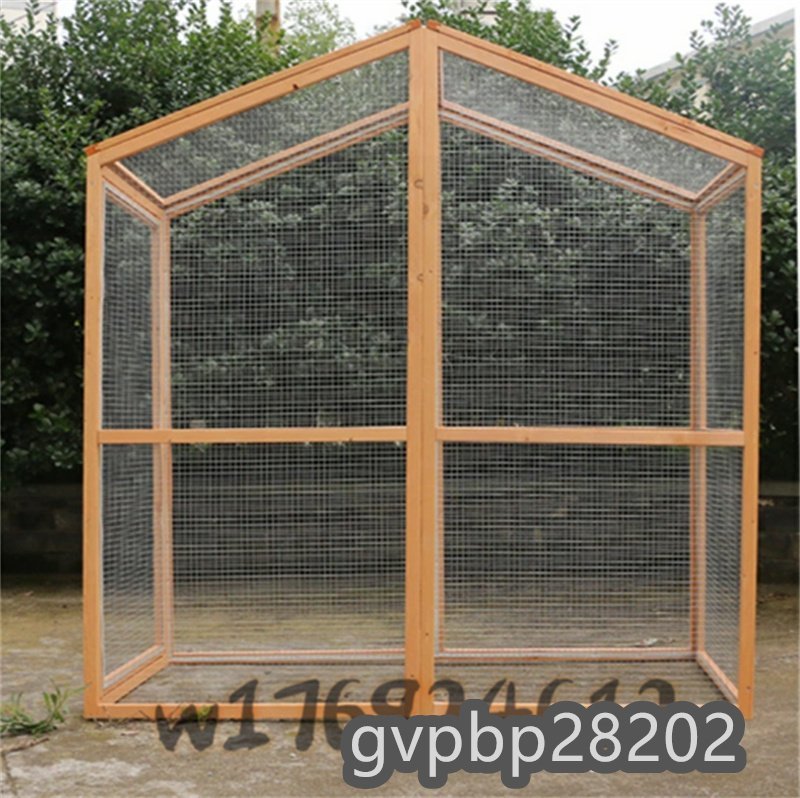  very popular * large breeding cage holiday house pine. tree wooden bird chicken duck ... outdoors small animals cage XL size . corrosion material 160*75*173cm construction type pet cage 
