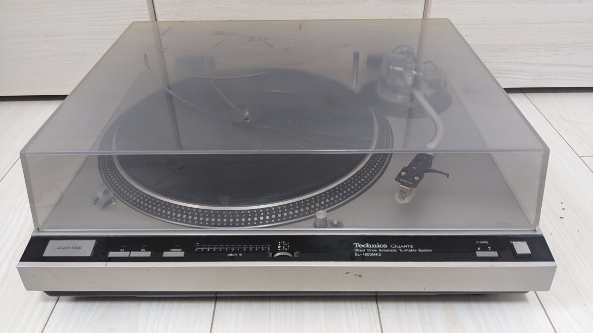 Technics テクニクス ターンテーブル SL-1600MK2 310MC カートリッジ-