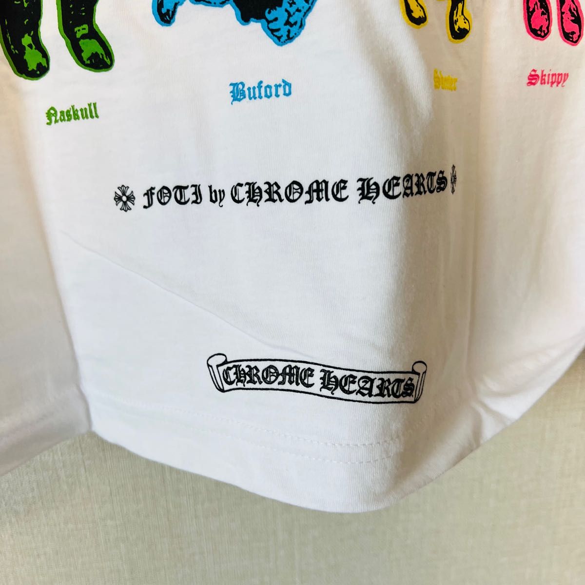 新品 CHROME HEARTS フォティ カラフル Tシャツ Mサイズ - Tシャツ