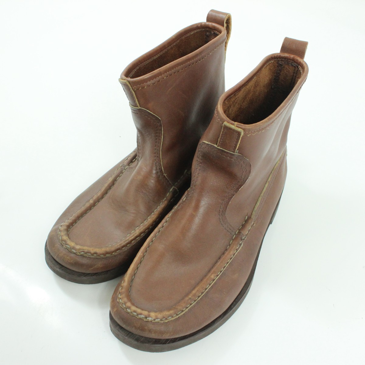 海外ブランド Knock-A-Bout / Moccasin Russell Boots レザーブーツ