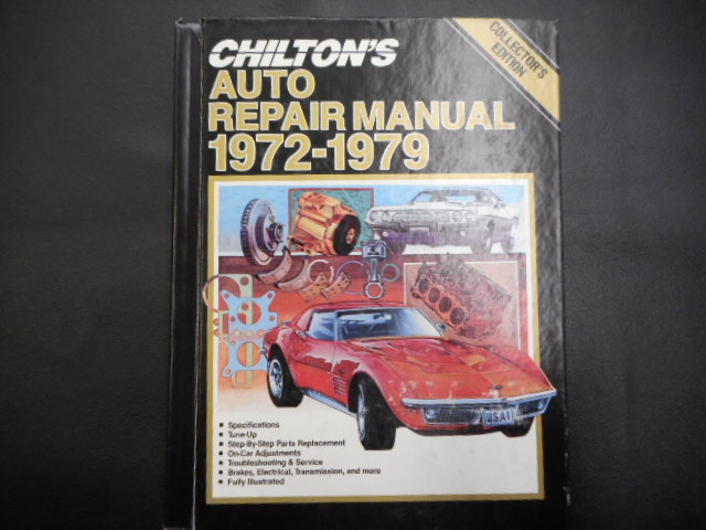 整備書　チルトン　CHILTON`S AUTO REPAIR MANUAL 1972-1979 COLLECTO`S EDITION　　アメ車　マッスルカー　カーレース　等_画像1