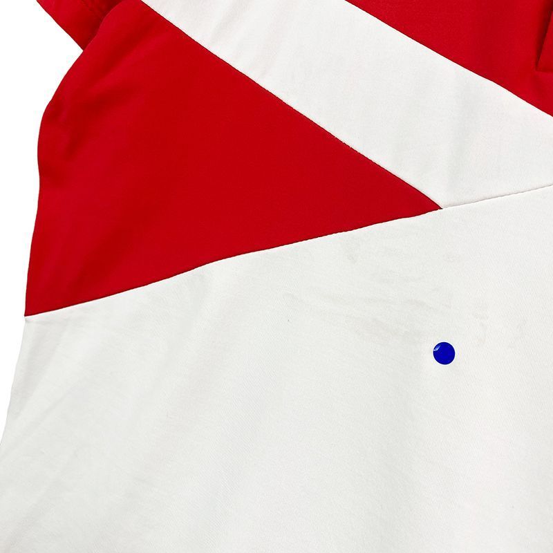 DESCENTE GOLF デサントゴルフ 半袖ポロシャツ M メンズ ゴルフウェア レッド 日本代表モデル 2308‐NP‐5052‐G04_画像10