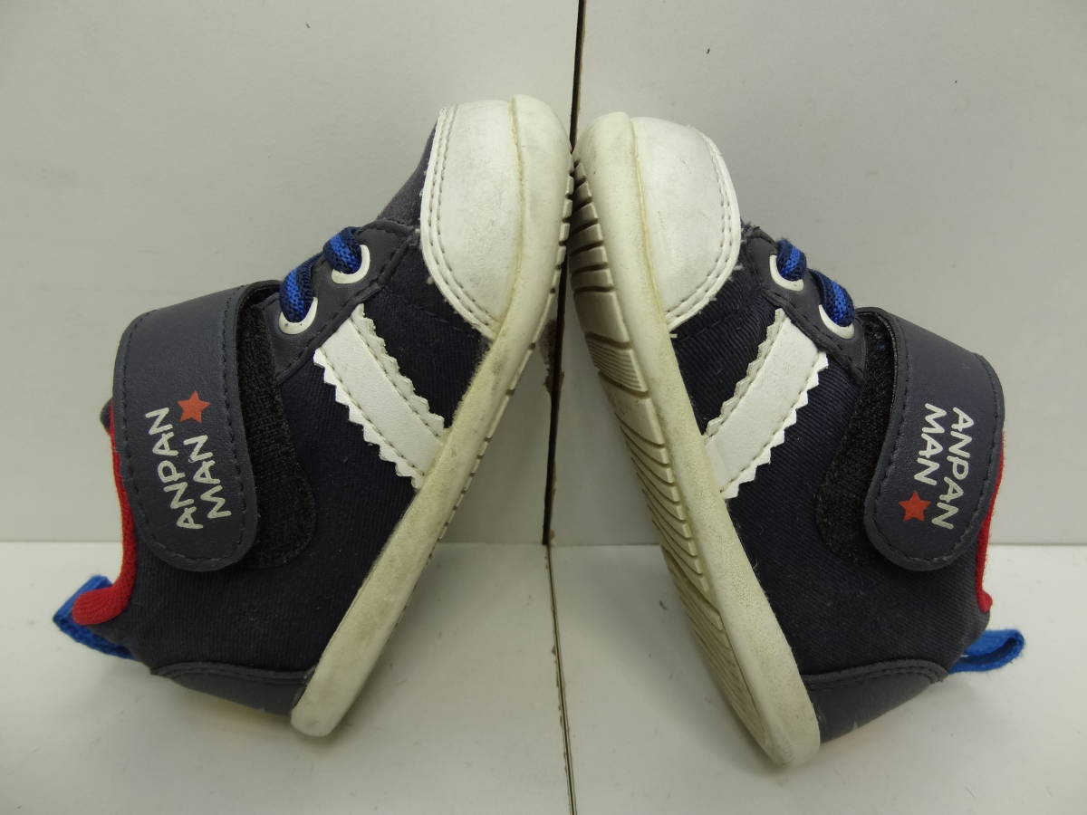  nationwide free shipping Soreike Anpanman moon Star made child shoes Kids baby man & girl navy blue navy X red color sneakers shoes 13cmEE