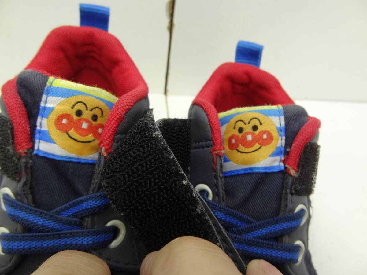  nationwide free shipping Soreike Anpanman moon Star made child shoes Kids baby man & girl navy blue navy X red color sneakers shoes 13cmEE