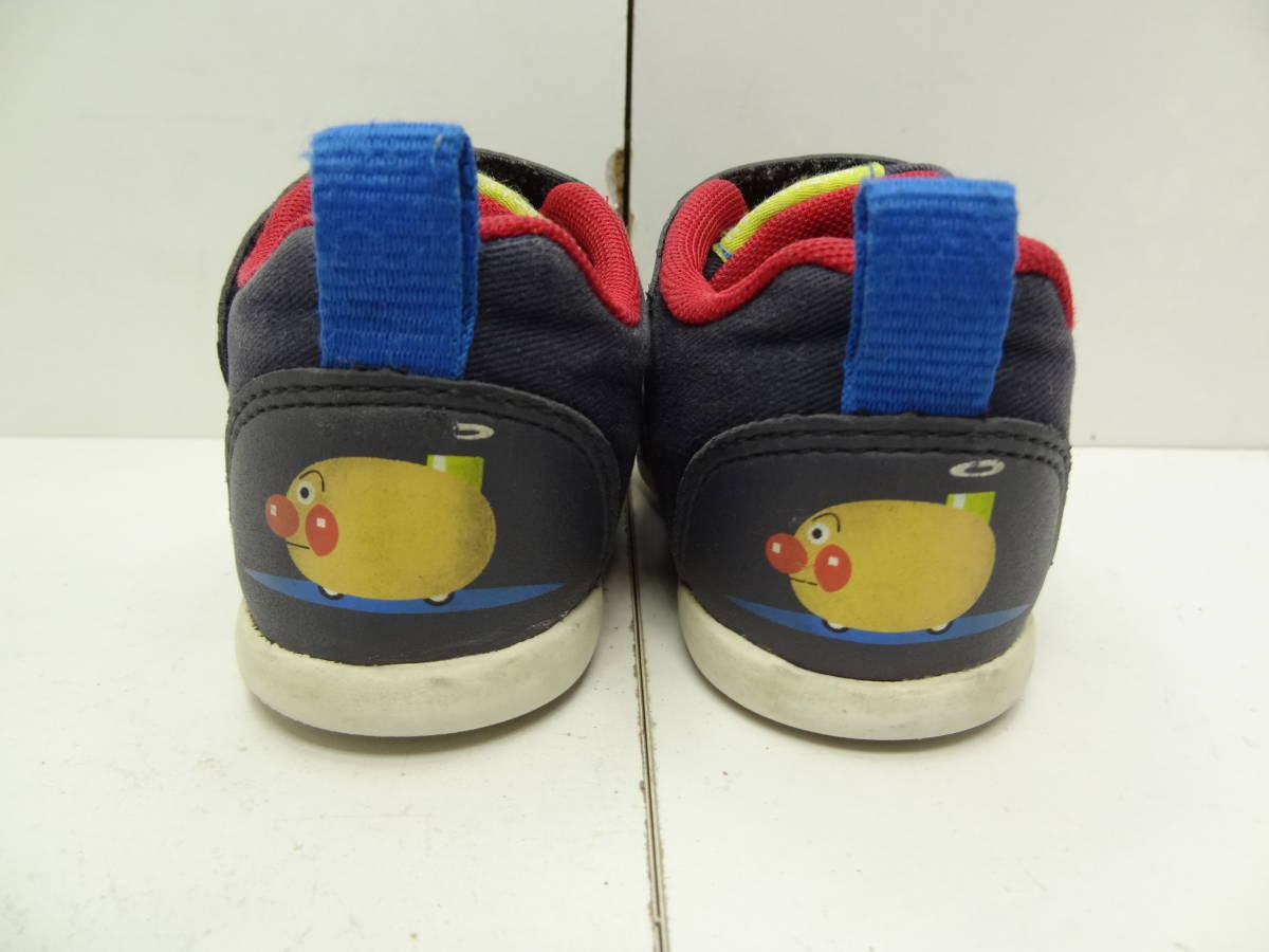  nationwide free shipping Soreike Anpanman moon Star made child shoes Kids baby man & girl navy blue navy X red color sneakers shoes 13cmEE