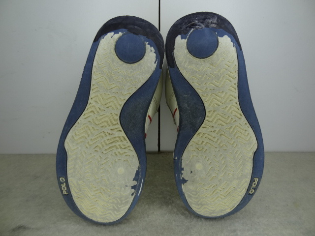 全国送料無料 ポロ ラルフローレン POLO RALPH LAUREN 子供靴キッズベビー レザータイプ素材シンプルスニーカーシューズ 16cm_画像7