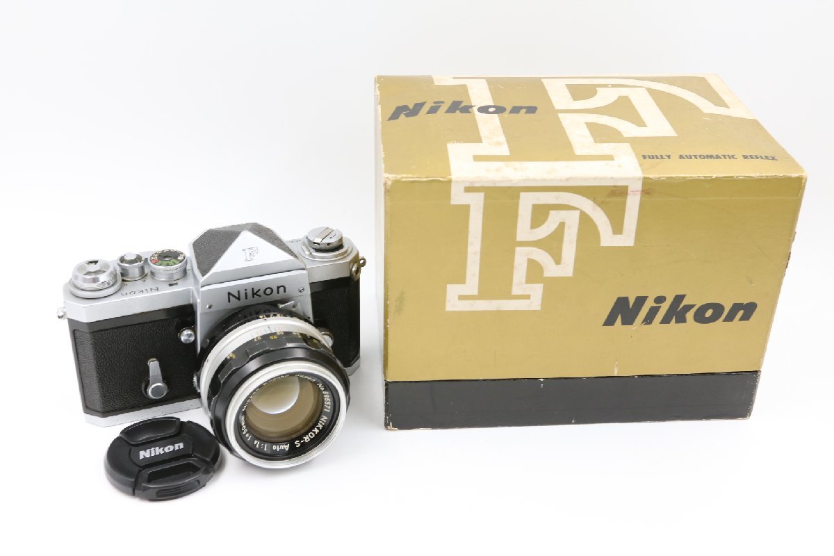 Nikon 日本光学 ニコン F アイレベル シルバー + Nikkor-S Auto 50mm f