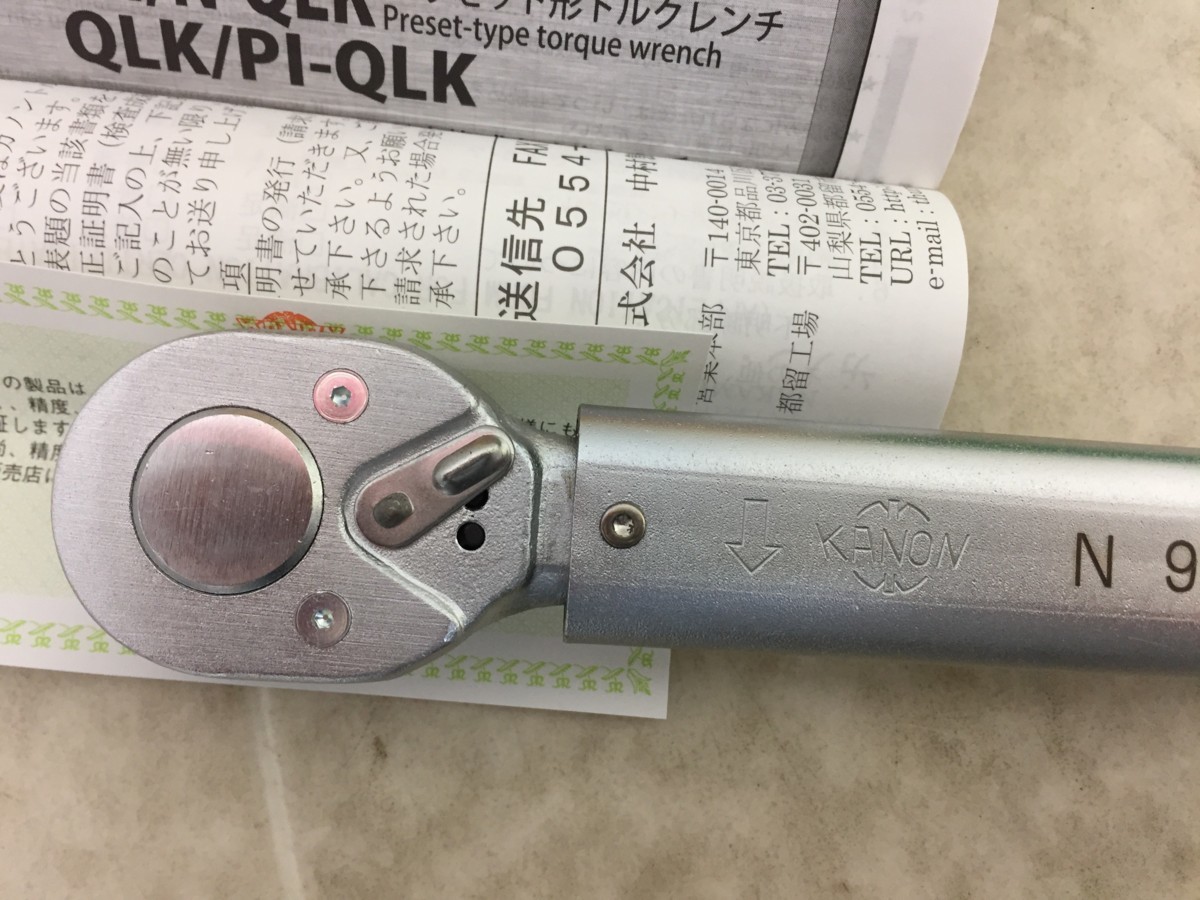 【中古品】カノン プリセット形トルクレンチ 20~90N・m N900QLK　ITFLA67KKFPG　T2201_画像5