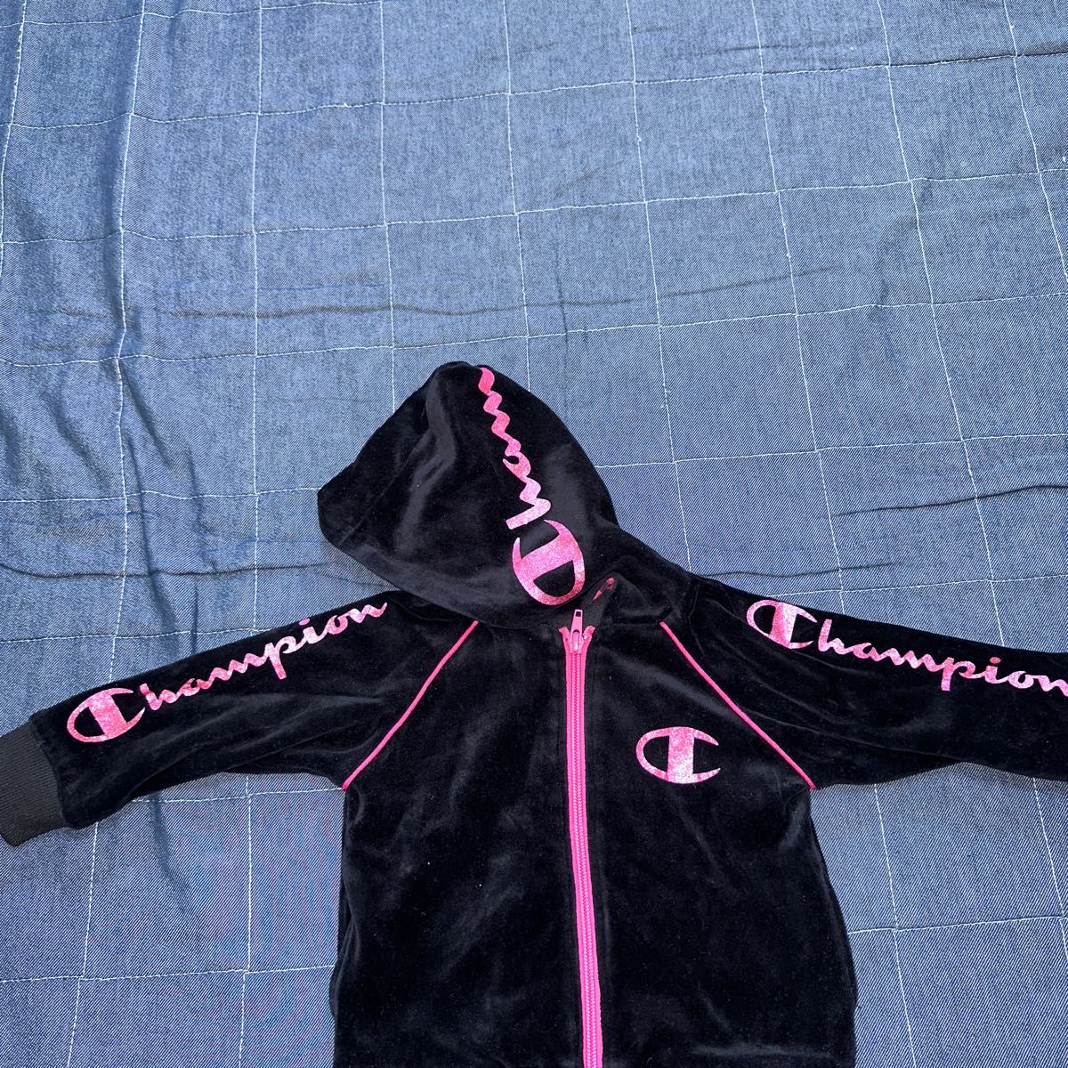 Champion チャンピオン ジャージ上下 ジャージ 上下セット 黒 Champion チャンピオン ジャージ上下 ジャージ 上下セット 黒