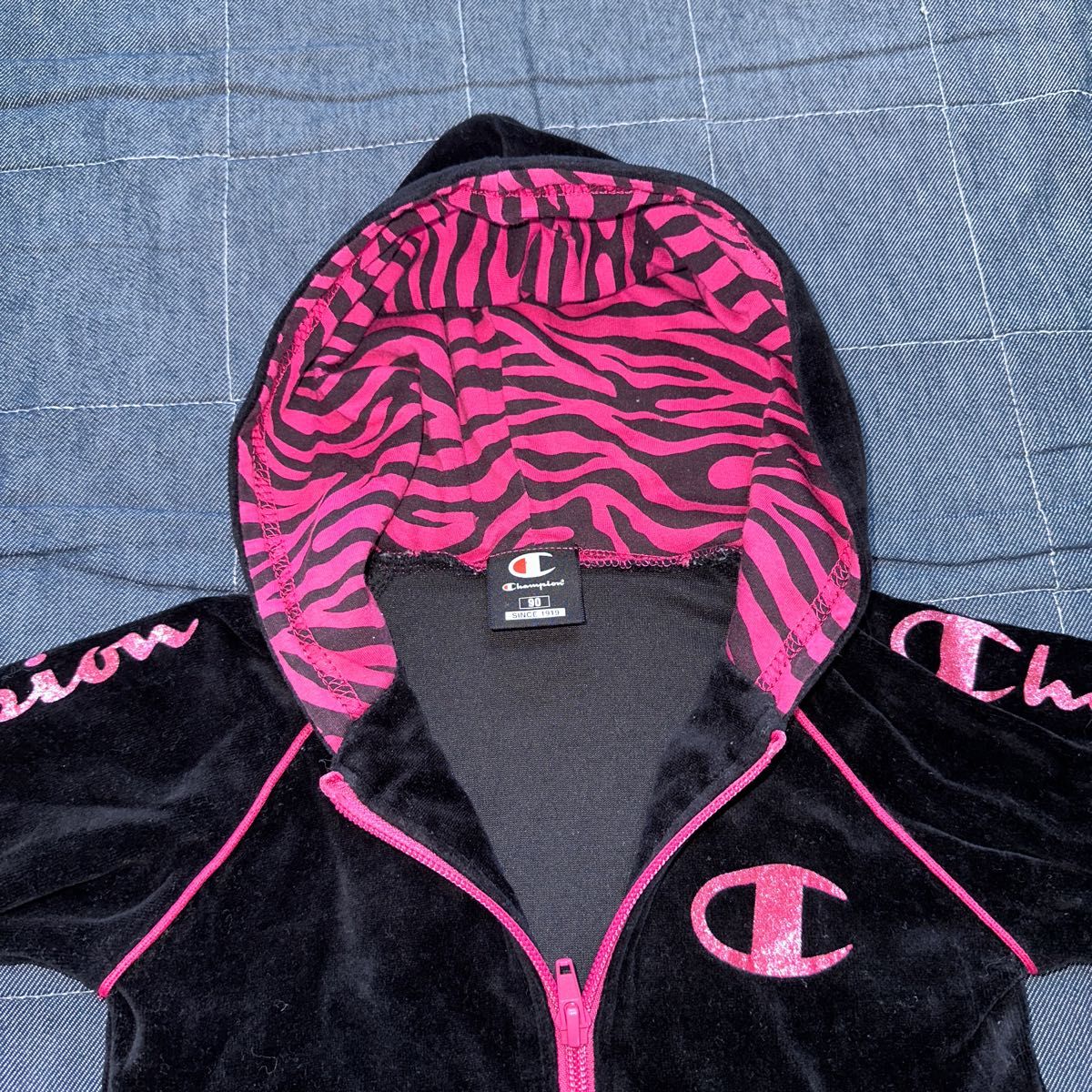 Champion チャンピオン ジャージ上下 ジャージ 上下セット 黒 Champion チャンピオン ジャージ上下 ジャージ 上下セット 黒