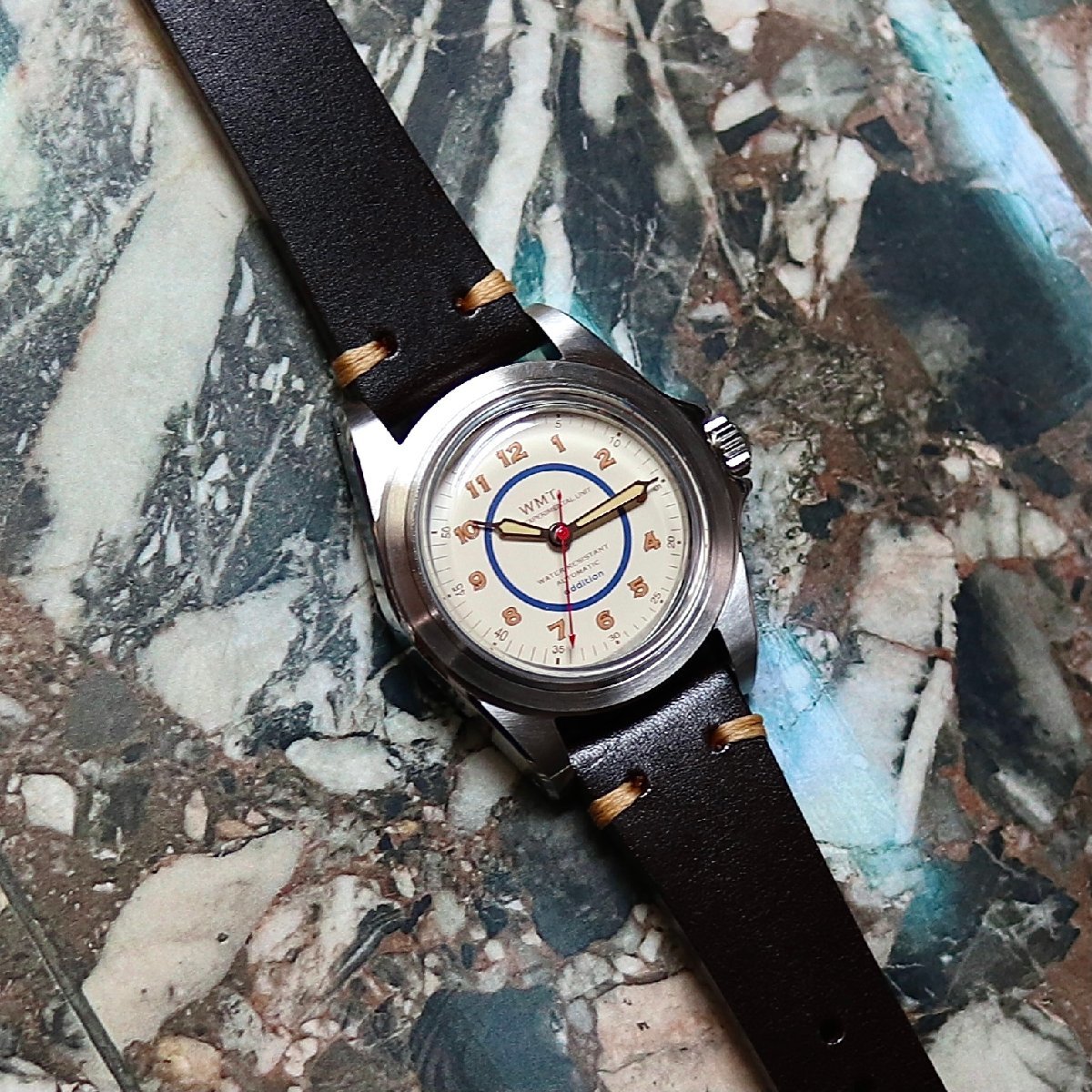 ファッションなデザイン Leather Chocolate MK2 1950 R.M / Dial
