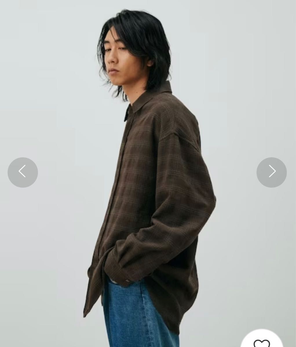 LIDNM ITALY GAUZE CHECK SHIRT Sサイズ|PayPayフリマ