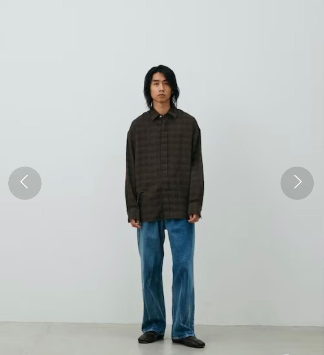 LIDNM ITALY GAUZE CHECK SHIRT Sサイズ｜Yahoo!フリマ（旧PayPayフリマ）