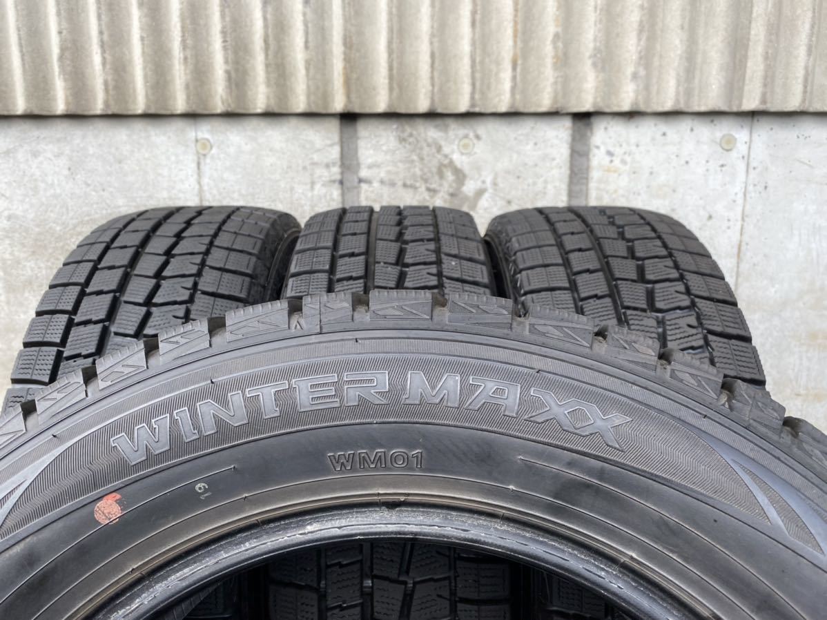 K721　■深溝美品　DUNLOP WINTER MAXX WM01 215/60R16 95Q　4本セット価格　2018年製_画像9