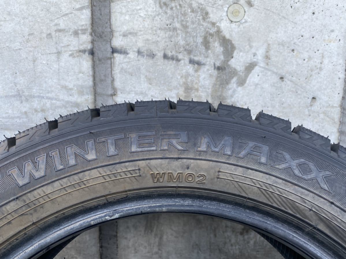 エ610　■ほぼ新品　DUNLOP WINTER MAXX WM02 195/55R16 87Q 1本のみ　2016年製_画像4