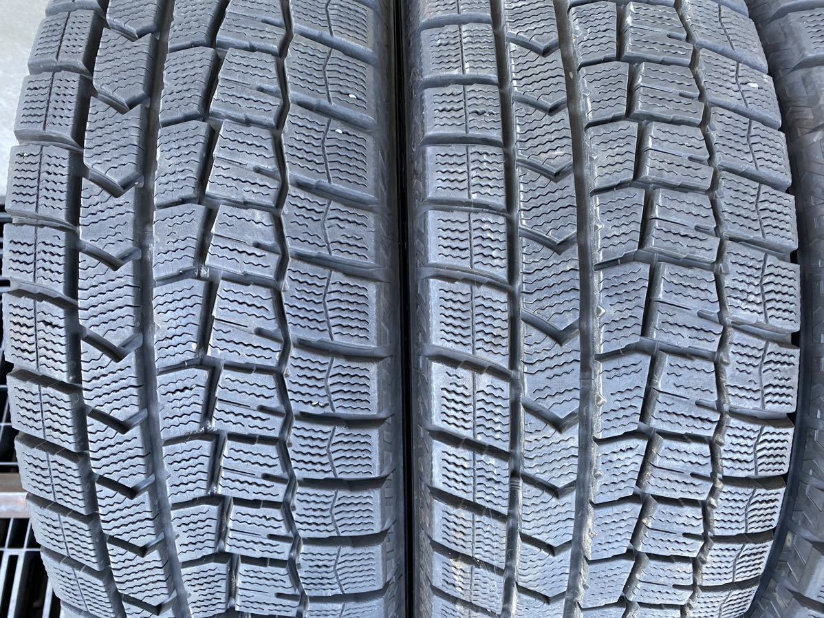 ス2347　☆深溝スタッドレス☆ DUNLOP WINTER MAXX WM02　195/65R15 91Q　4本価格　2019年製_画像2