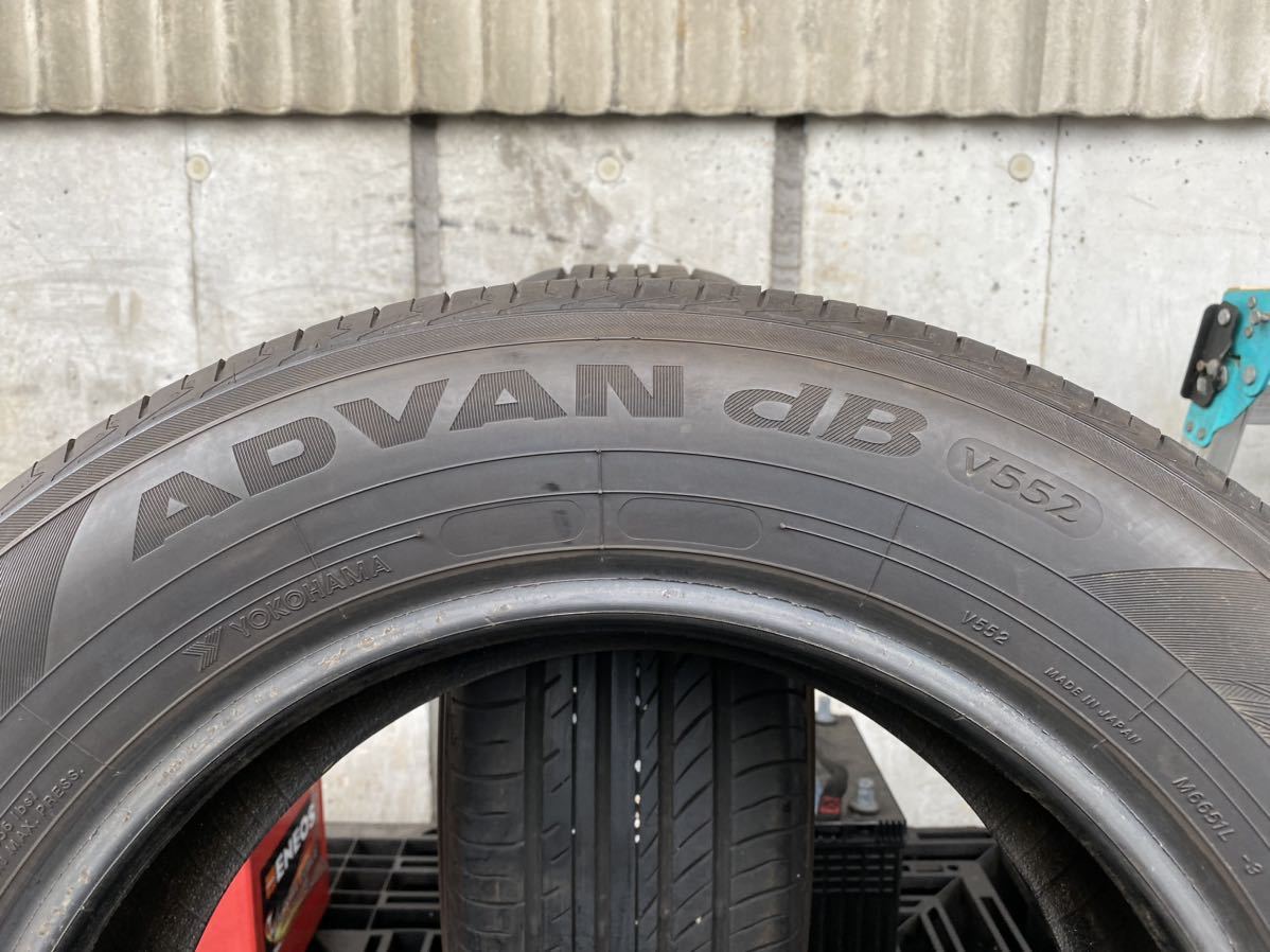 F2629　☆深溝ノーマルタイヤ☆ YOKOHAMA ADVAN db V552　195/65R15 91H　2本価格　2019年製_画像6