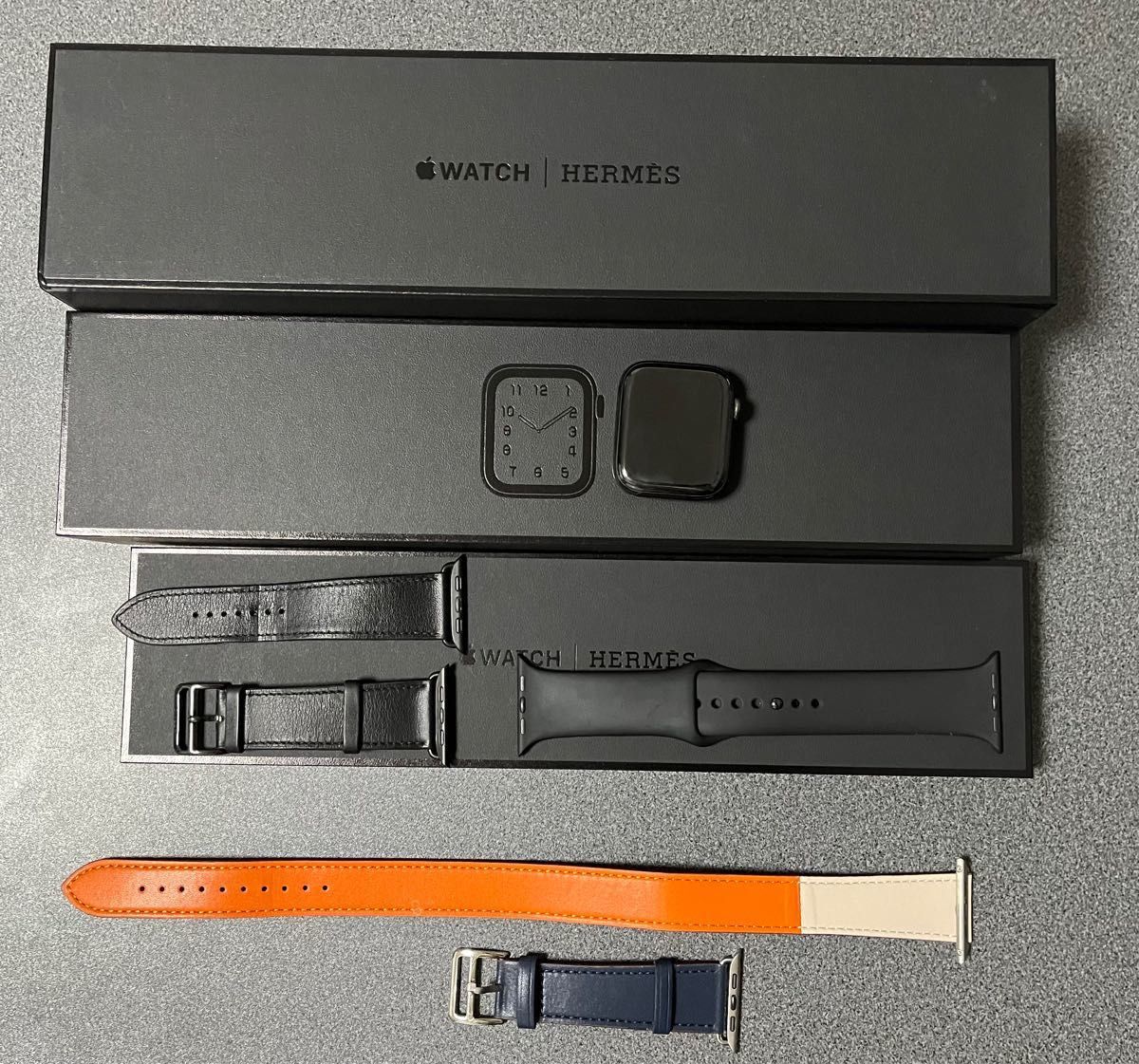AppleWatch5 Hermes 44mm ブラック アップルウォッチ エルメスモデル
