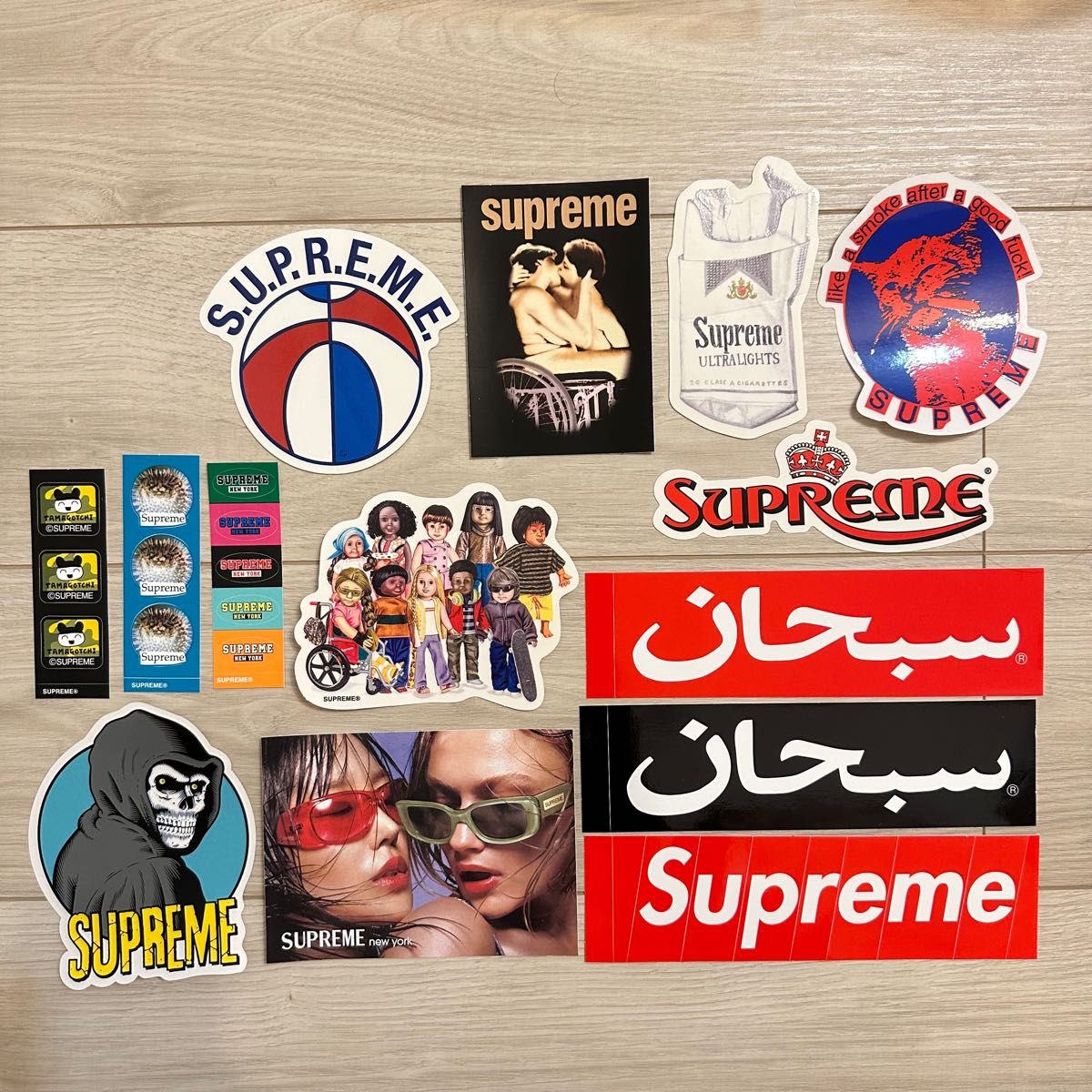 Supreme NEW YORK CROWN ステッカー 青 - その他