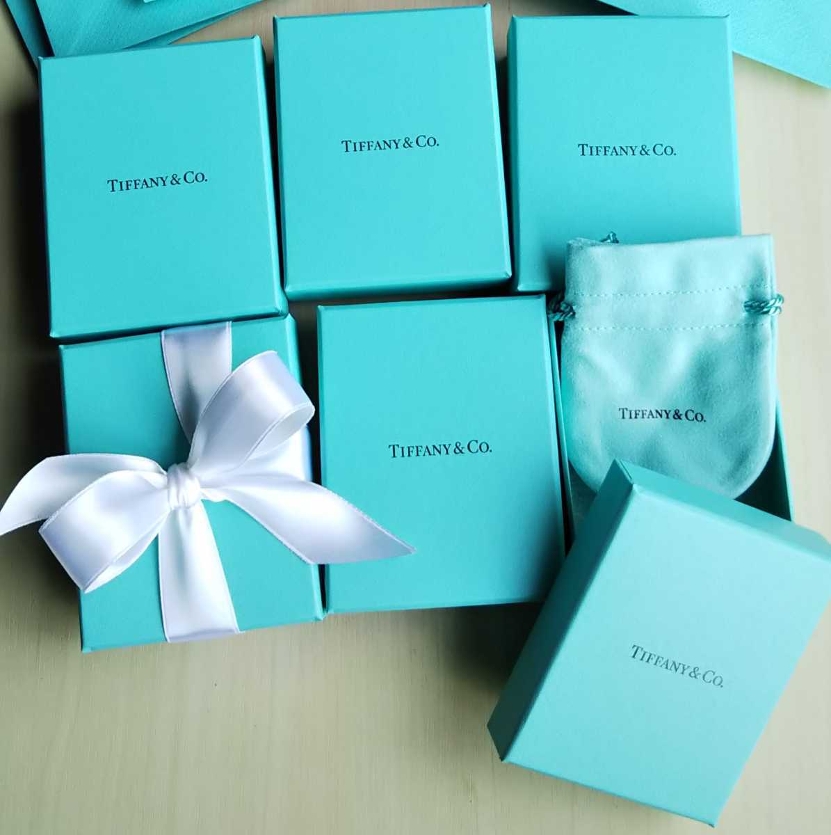 ティファニー TIFFANY&Co. 保存袋 ボックス 空箱 紙袋 6セット