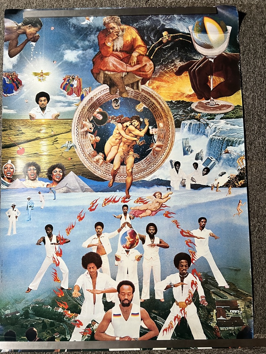 『大型 激レアポスター 横尾忠則 デザイン EARTH WIND AND FIRE 1976年 アースウィンド＆ファイアー 宇野亜喜良 粟津潔 田名網敬一』 _画像1