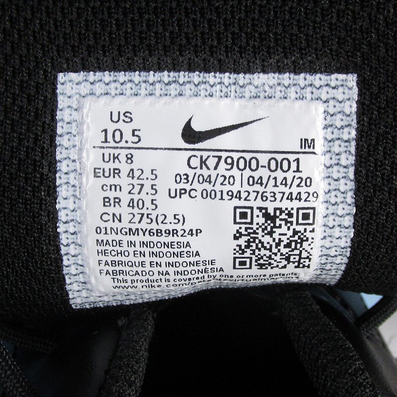 LYF14728 NIKE ナイキ ウィメンズ コート ヴィンテージ CK7900-001 スニーカー US10.5/27.5cm 未使用_画像8