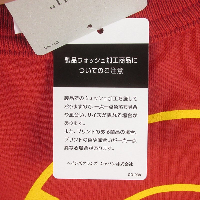 LST10089 Champion チャンピオン USC Tシャツ T1011 X-LARGE 未使用 レッド（クリックポスト可）_画像5