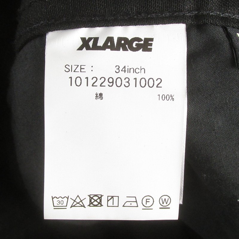 LYP16939 XLARGE エクストララージ ペインターパンツ W34 未使用 ブラック_画像6