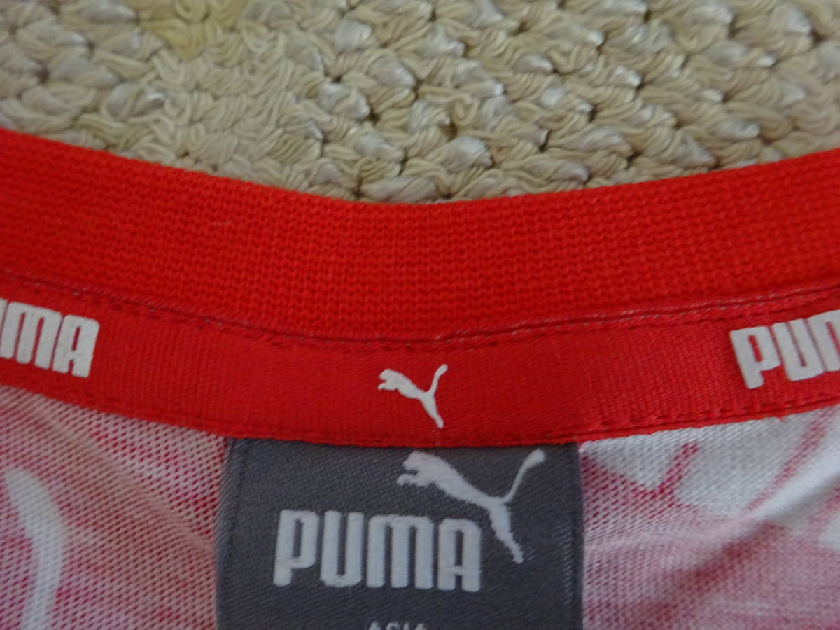  new goods *PUMA Puma *150* very popular total pattern!! T-shirt ( red )* shorts ( black )* red / black * top and bottom * red / black * prompt decision * last 1 point 
