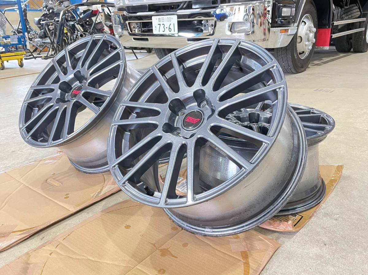 希少】4本SET/インプレッサ/GRB/WRX/STI/純正アルミホイール/スペック