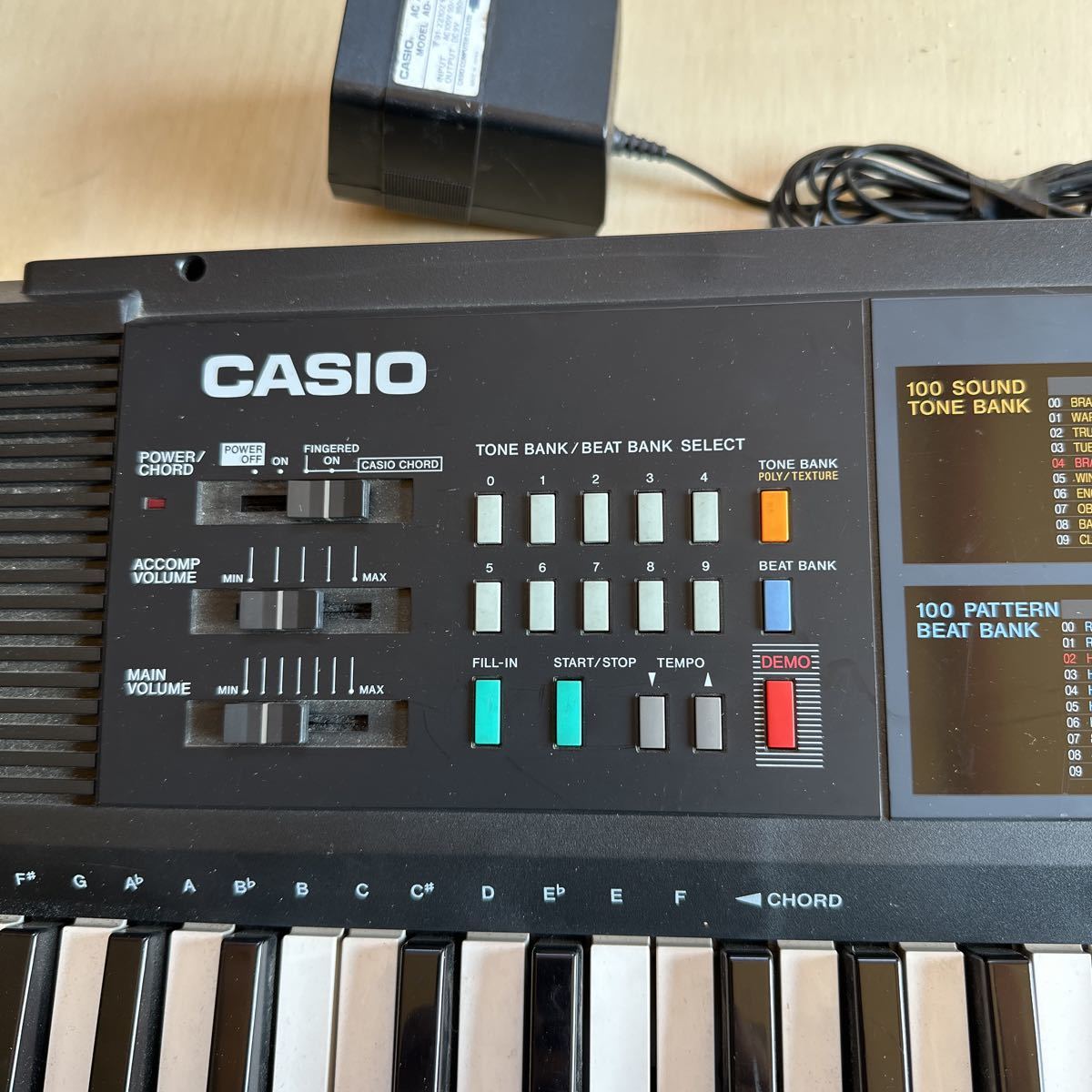 CASIO TONE BANK CA-301 KEYBOARD Casio keyboard tone Bank 