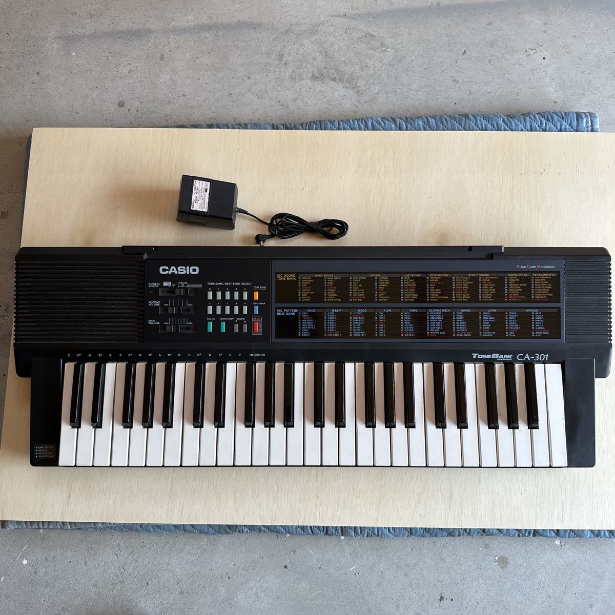 CASIO TONE BANK CA-301 KEYBOARD Casio keyboard tone Bank 