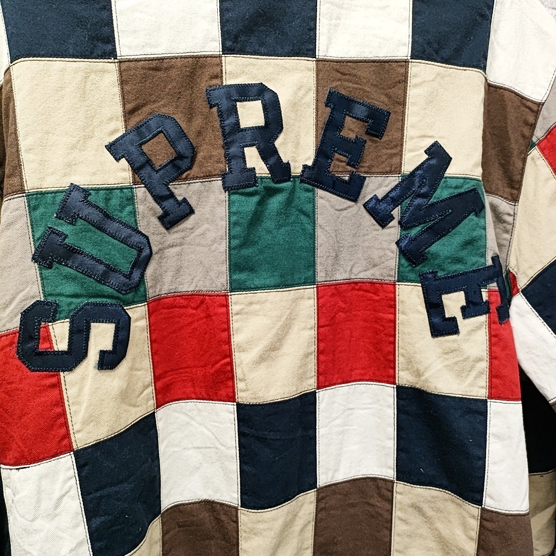 SUPREME シュプリーム 19SS Patchwork Harrington Jacket パッチ SUPREME シュプリーム 19SS Patchwork Harrington Jacket パッチ