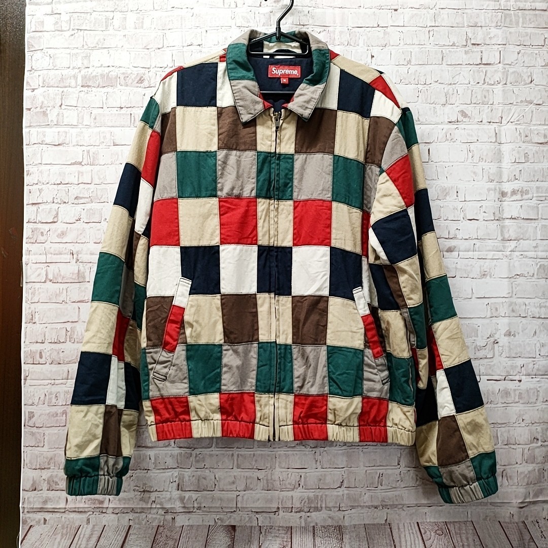 SUPREME シュプリーム 19SS Patchwork Harrington Jacket パッチ SUPREME シュプリーム 19SS Patchwork Harrington Jacket パッチ