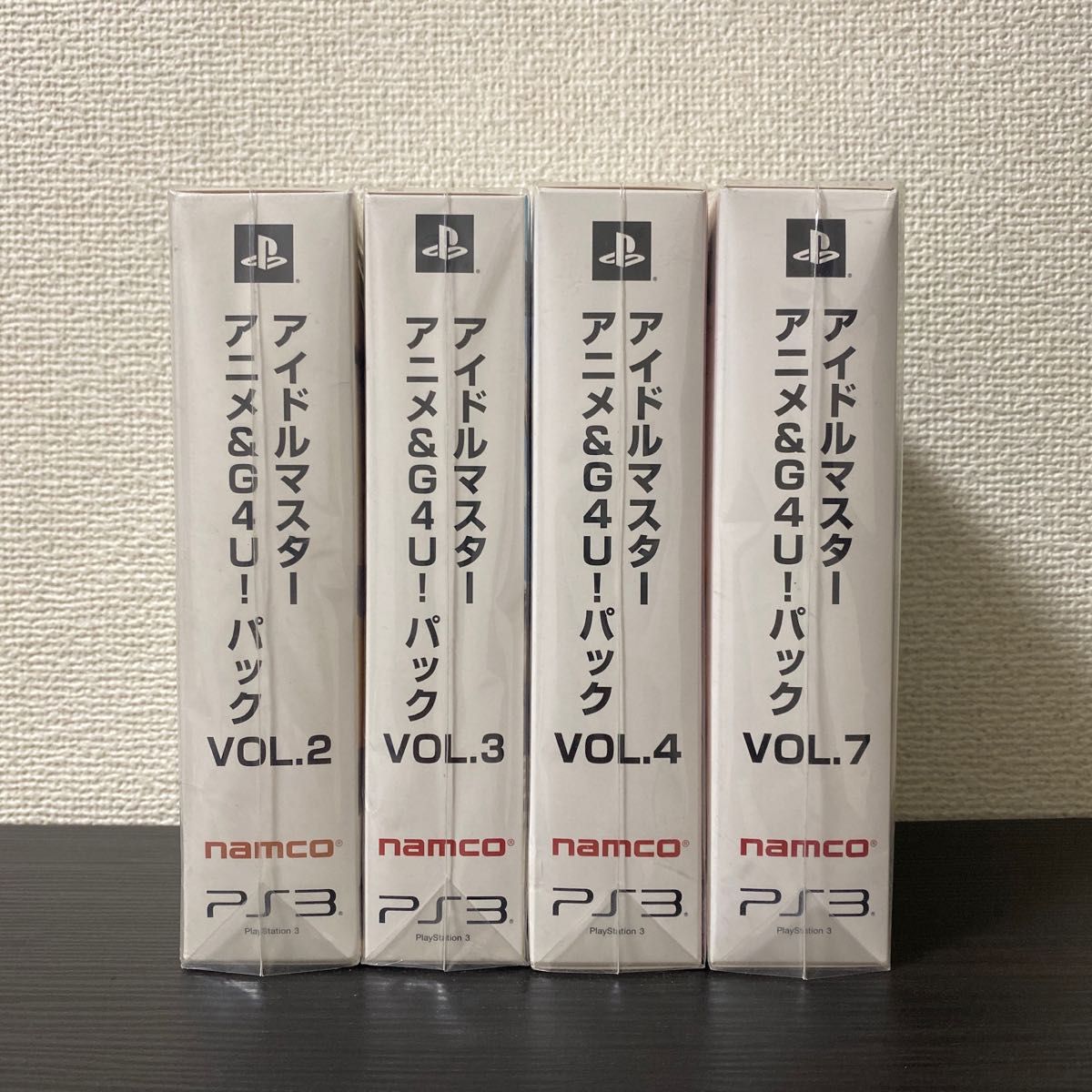 【4個セット】 アイドルマスター アニメ&G4U！パック 完全生産限定版 VOL.2 VOL.3 VOL.4 VOL.7 