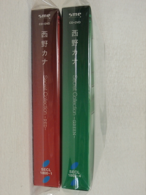 ＜新品同様＞　西野カナ　2枚セットまとめて　/　Secret COLLECTION 　RED + GREEN　 (CD+DVD) 　　国内正規セル版_画像2