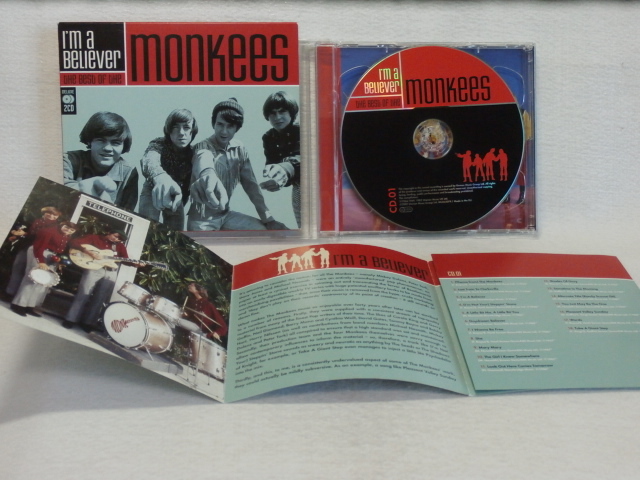 ＜美品＞　モンキーズ　MONKEES　　/　　THE BEST OF THE MONKEES　　（CD2枚組　紙スリーブケース仕様）　　輸入盤_画像6