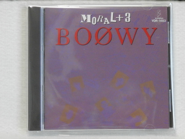 ＜美品＞　BOOWY　/　MORAL＋３　　国内正規セル版_画像1