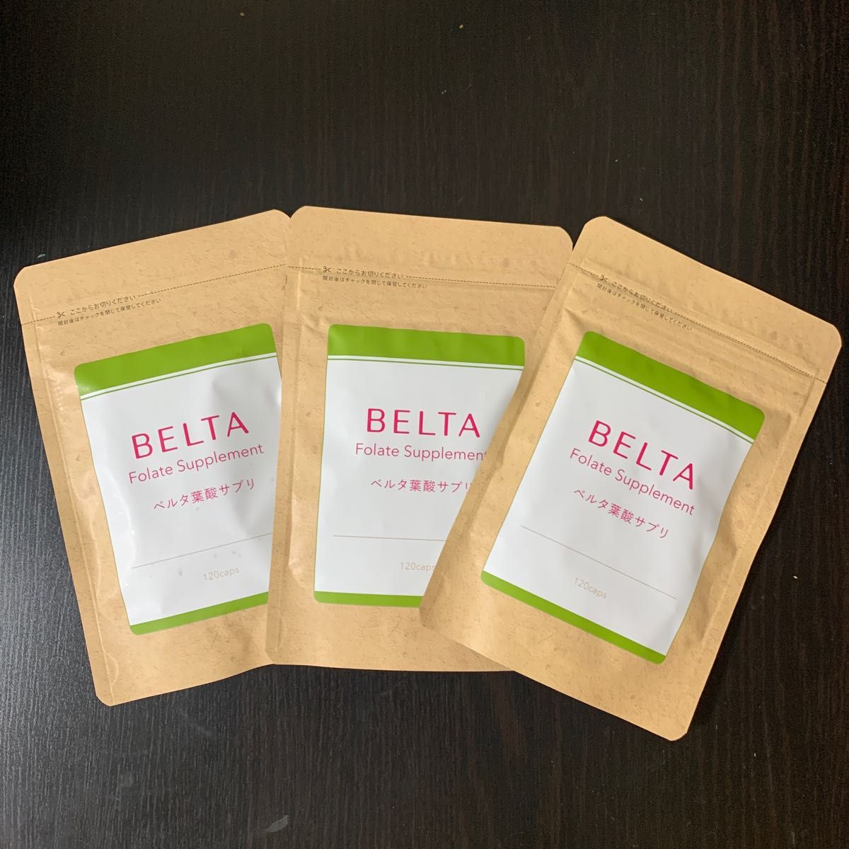 BELTA ベルタ葉酸サプリ(120粒) ３袋セット｜PayPayフリマ