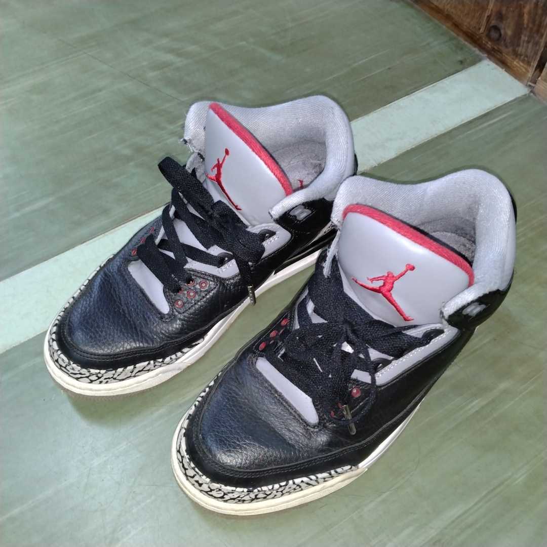 お気にいる NIKE 3 エアジョーダン ブラック セメント 2013 JORDAN AIR