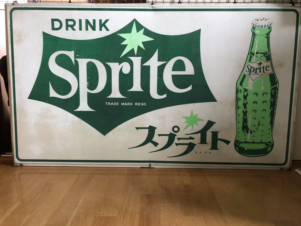 スプライト 大型看板 昭和レトロ-