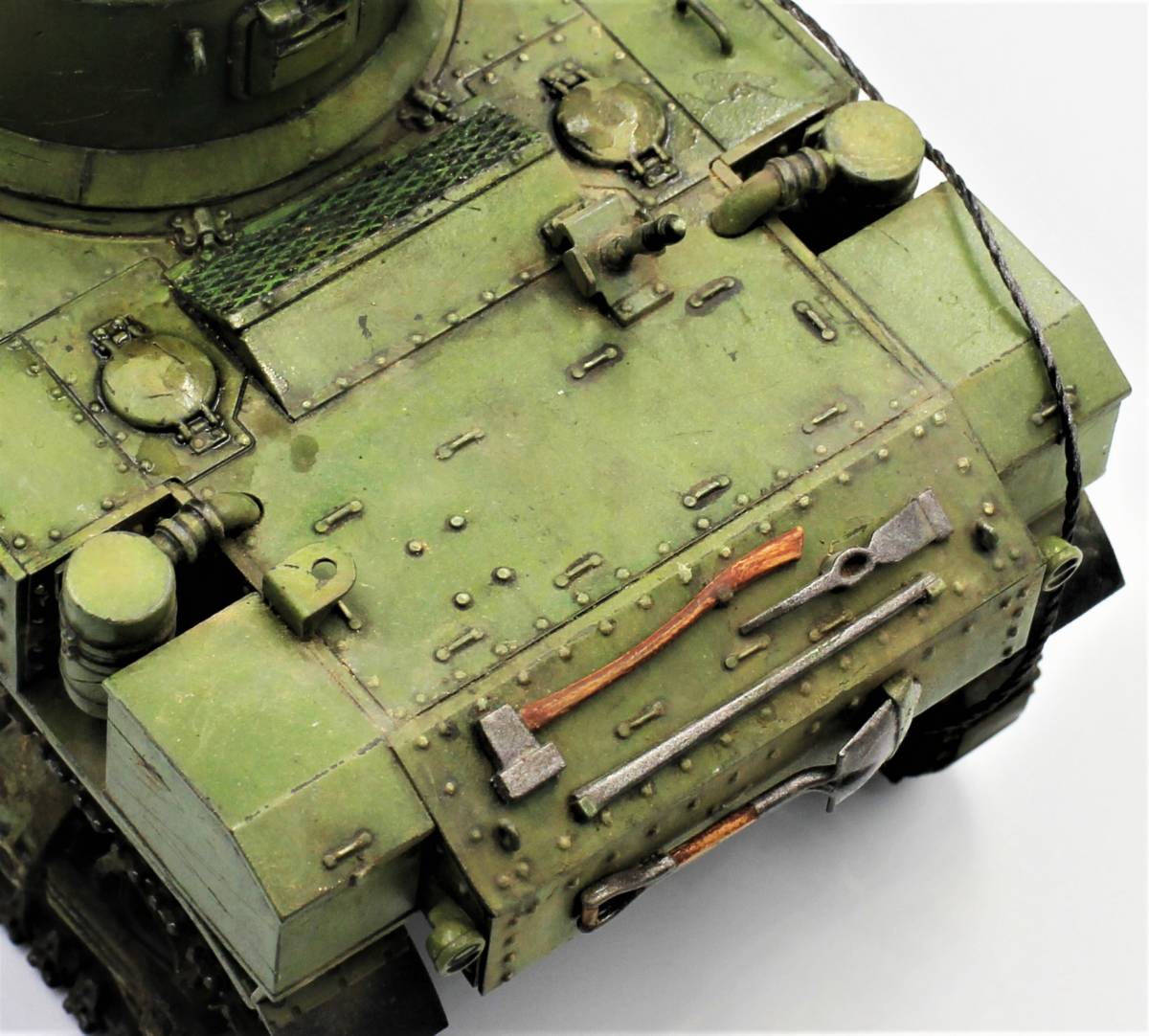 【完成品】1/35 M3スチュアート後期型（ソ連軍レンドリース仕様）【タミヤ】_画像6