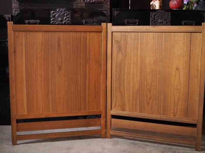 昭和２５年 大工さんの折り畳み木製衝立 在庫2　古録展 送料別 Gサイズ　 品番K1844