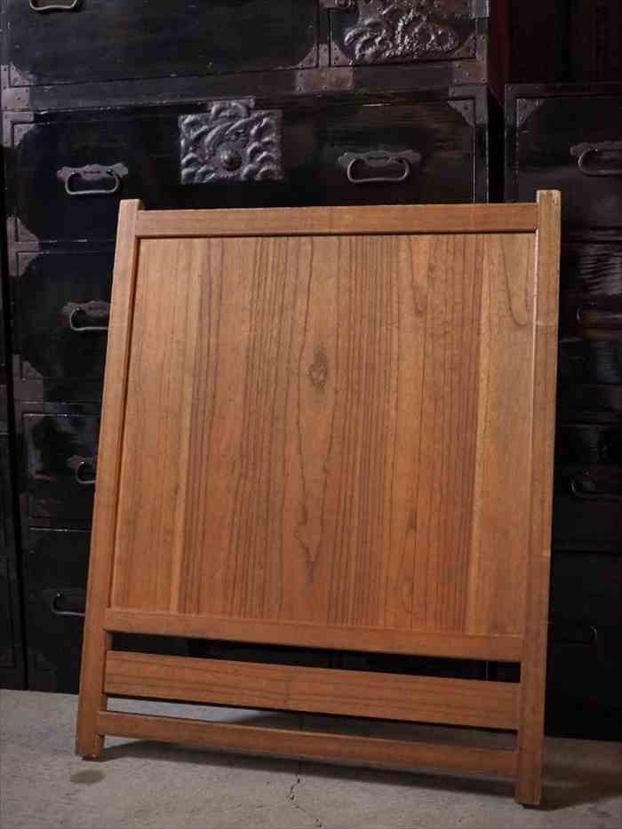 昭和２５年 大工さんの折り畳み木製衝立 在庫2 古録展 送料別 Gサイズ