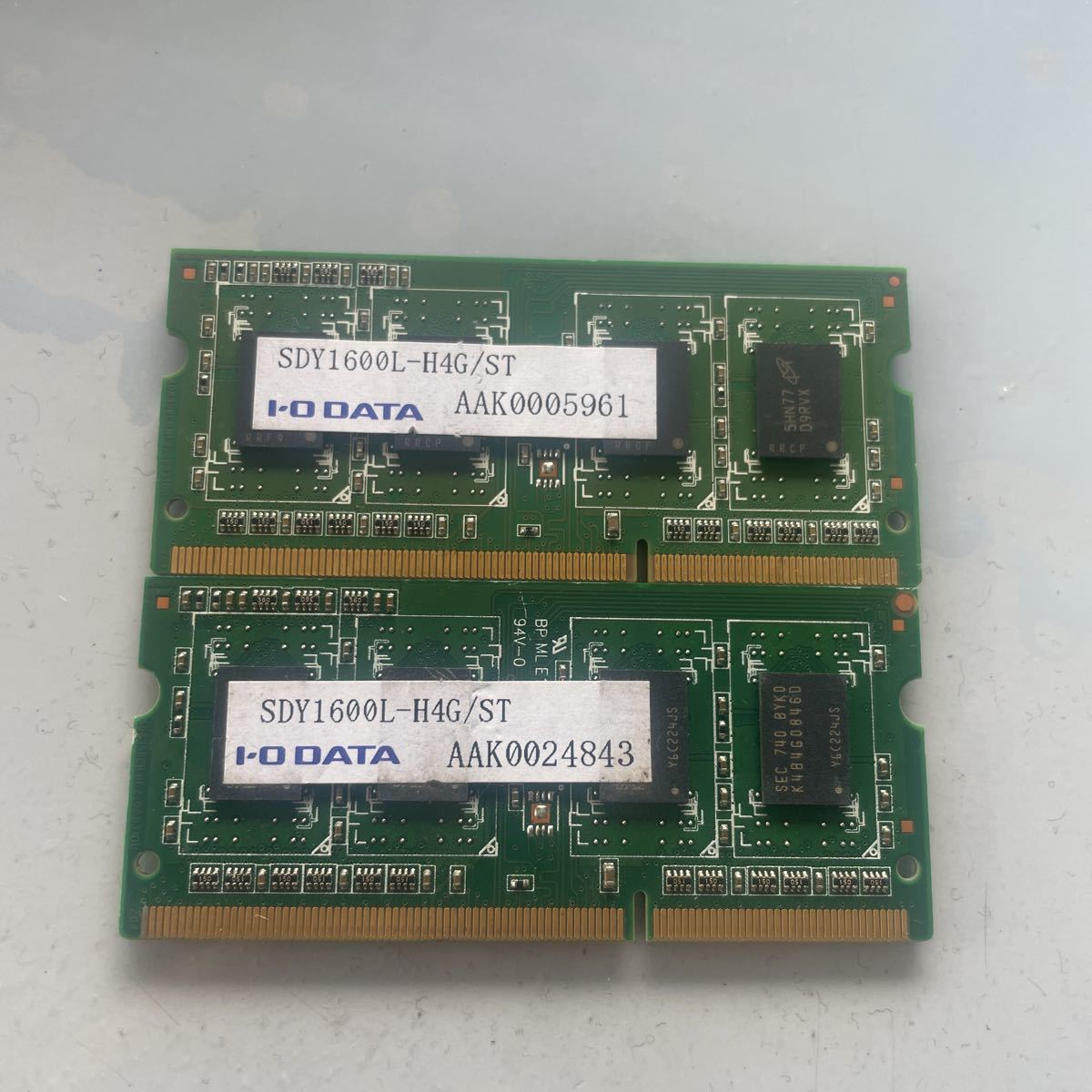 (926)[I.O-DATA] SDY1600L-H4G/ST DDR3L-1600 (PC3L-12800S) 204Pin 4GB 2 pieces set total 8GB