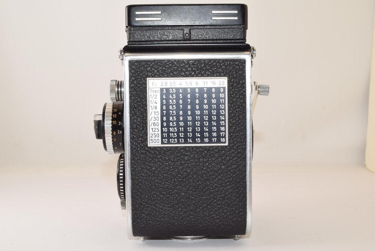 ★美品★ Rolleiflex ローライフレックス 2.8F Planar ホワイトフェイス 希少 247万番台 専用ケース 説明書付 2308715