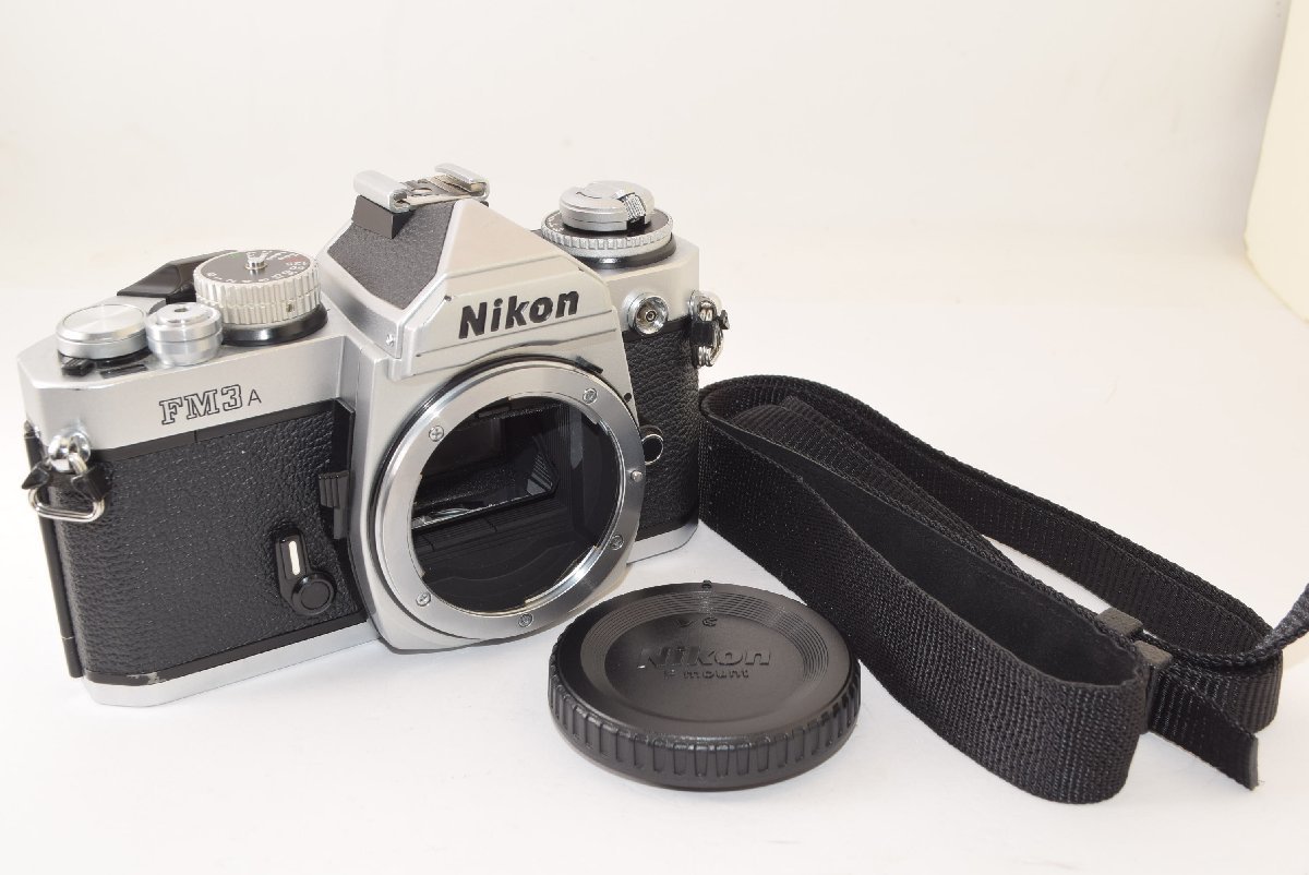★美品★ Nikon ニコン FM3A ボディ シルバー フィルム一眼レフカメラ 2308044