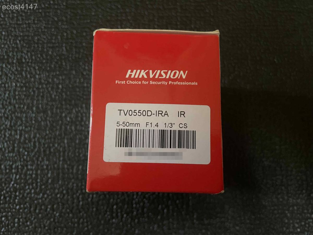 新作人気 CCTV 中古☆HIKVISION LENS CS 1/3” F1.4 5-50mm IR TV0550D